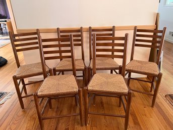 Ladder Back Chairs With Rush Seats