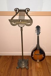 Brass Music Stand, Washburn Mandolin