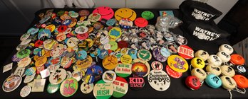 Collection Of Vintage Buttons Hats And Yo-yos