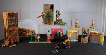 Vintage Collection Of Tin Toys