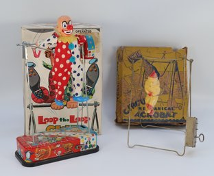 Vintage Acrobat Clown Collection