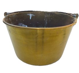 19th Century Copper Bucket With Handle
