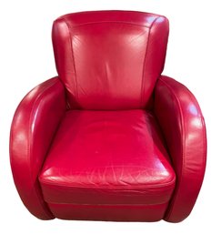 Swivel Chair Lipstick Red