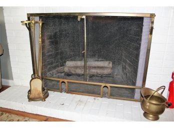 Brass Fireplace Tools