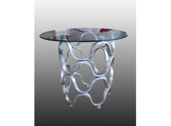 Modern Glass Top Table