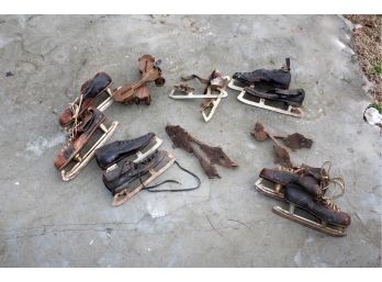 Antique Ice Skates & Roller Skates-Shippable