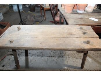 Antique Farmhouse Bench - Lot 2