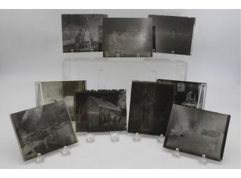 Antique Glass Photo Negatives, Lot 1 - Shippable