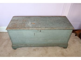 Antique Seafoam Blue Hope Chest