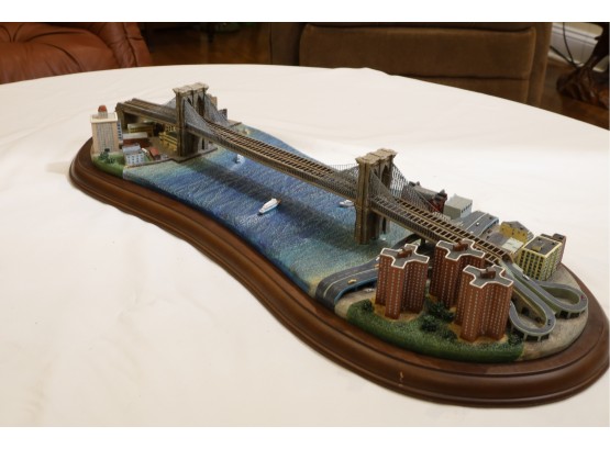 RARE Danbury Mint BROOKLYN Bridge Model - Shippable