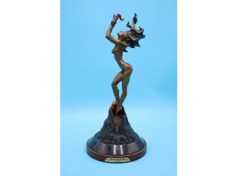 Franklin Mint Bronze 'The Mistress Of Fire' Statue - Shippable