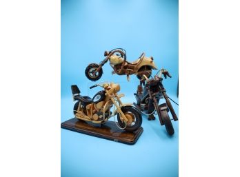 Trio Of Very Cool Nice Looking Motorcycles Art