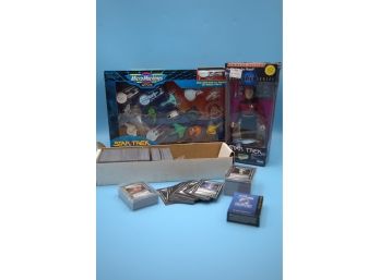 Star Trek Micromachines, Collectible Cards & Captain Picard - Shippable