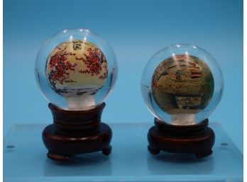 Pair Of Chinese Paperweights - Shippable