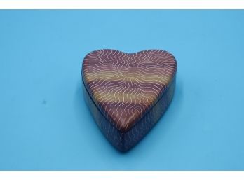 Kenyan Stone Heart Box - Shippable