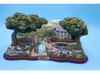 Hawthorne Thomas Kinkade Gone With The Wind Sculpture - Shippable