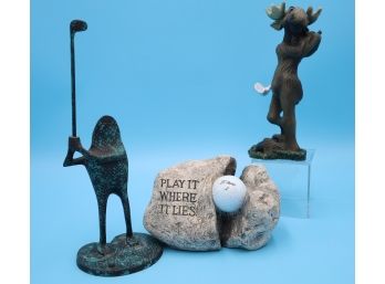 Fun Golf Sculptures - Shippable