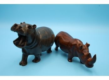 Pair Of Rhinos - Shippable