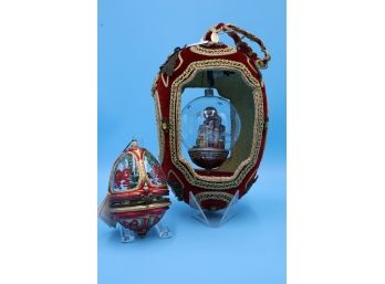 3 Elegant Christmas Ornaments - Shippable