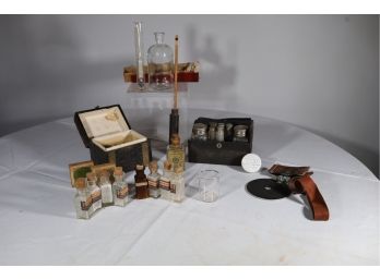 Antique Medical Collection With Case-Shipping Available