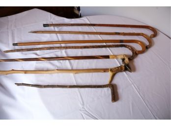 7Antique /vintage Walking Sticks