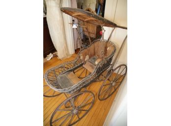 Antique Victorian Baby Buggy