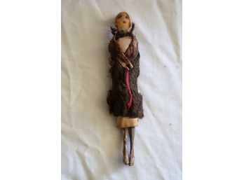 8'H Antique Wood & Cloth Doll -Shipping Available