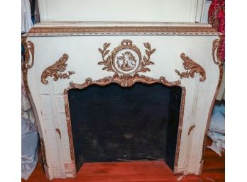 Antique Faux Fireplace Surround Restoration Project