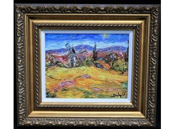 DUAIV  ' Le Moulin De Van Gogh' - Signed-Shippable