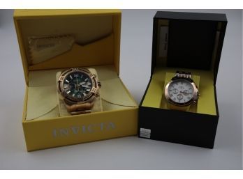 Two Invicta Men's Watches - LIKE NEW-SHIPPABLE