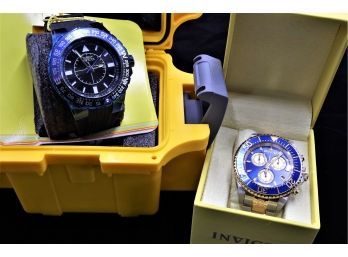 Two Invicta Men's Watches - LIKE NEW SHIPPABLE