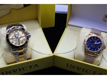 TWO Invicta Pro Diver Men's Watches - LIKE NEW SHIPPABLE