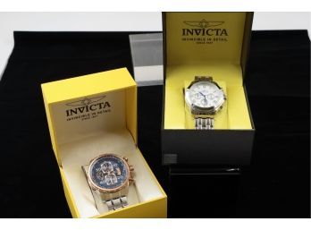 TWO Invicta Men's Watches - LIKE NEW SHIPPABLE