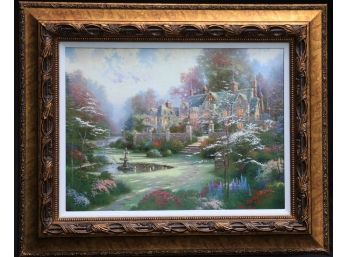 Thomas KINKADE  ' Garden Beyond Spring Gate' - Signed-Shippable