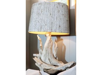 Natural Driftwood Mid Century Lamp