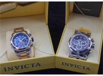 Two Invicta Men's Watches - LIKE NEW-shippable