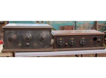 Neutrodyne Radio Receivers In Wood Cases