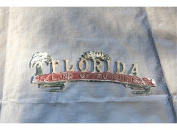 VINTAGE FLORIDA CAR PLAQUE-SHIPPABLE