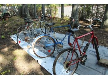 4 Vintage BICYCLES- For Parts