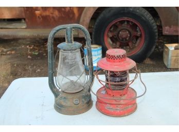 Vintage Consolidated Edison Lantern & Dietz Lantern