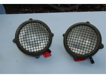 Pair Of VINTAGE ORIGINAL Ship Lights - SHIPPABLE