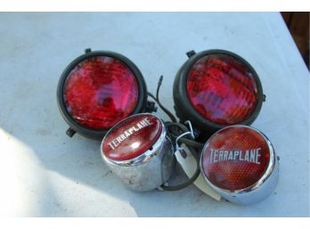 Vintage ORIGINAL Terraplane Domed Taillight Lenses -SHIPPABLE