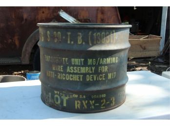 Military Drum 1954 'wire Assembly For Anti-ricochet Device M17'