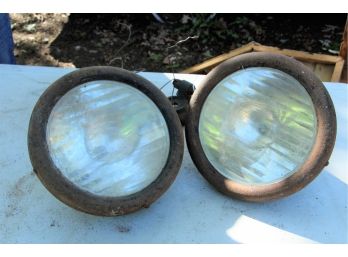 Vintage ORIGINAL Ford Light Set 1930's Headlights 9'D-SHIPPABLE