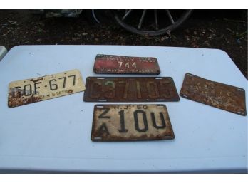 NJ Vintage License Plates -SHIPPABLE