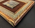 Antique Persian Marquetry Frame Horn Painting
