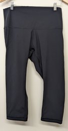 LuluLemon Black Cropped Yoga Pants Leggings Size 12