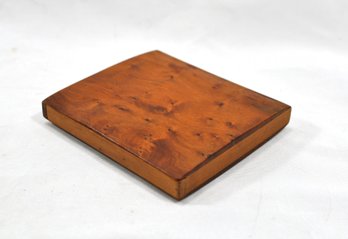 Antique Burlwood Cigarette Case