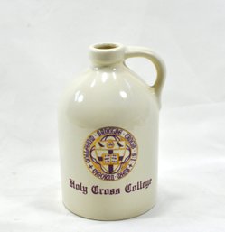 Small Vintage Holy Cross College Pottery Jug