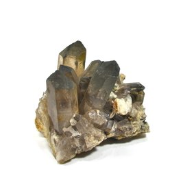 Natural Smoky Quartz Crystal Mineral Cluster